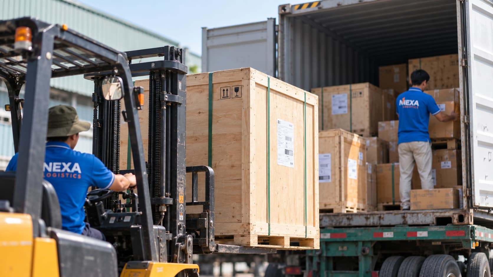 Doanh nghiệp gửi hàng đi Châu Âu cùng Nexa