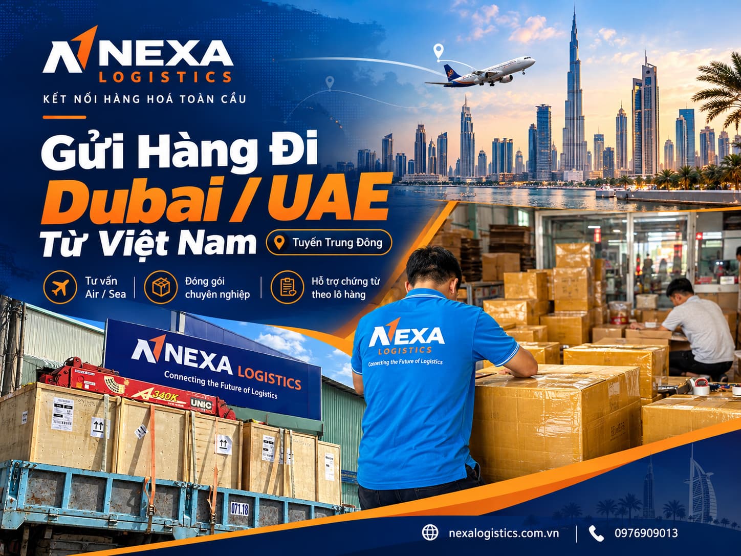 Gửi Hàng Đi Dubai/UAE Từ Việt Nam